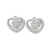 Brass Micro Pave Cubic Zirconia Pendants KK-H460-41P-1