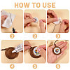 DIY Wood Pendant Decorations Making Kits HJEW-CA00077-4