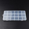 PP Plastic Grid Bead Containers CON-WH0089-142B-1
