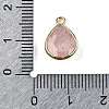 Natural Strawberry Quartz Faceted Pendants G-U019-05G-06-3