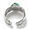 304 Stainless Steel Open Cuff Rings RJEW-C079-18P-4