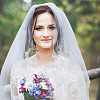 Nylon Mesh Bridal Veils with Hair Comb AJEW-WH0258-993-6