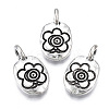 Tibetan Style Alloy Pendants PALLOY-Q441-044-RS-1