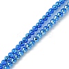 Baking Paint Synthetic Non-Magnetic Hematite Beads Strands G-H020-K01-06-1