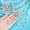 48Pcs 6 Style 304 Stainless Steel Charms STAS-UN0054-81-4