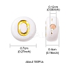 Plating Acrylic Beads PACR-YW0001-10-3