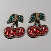 Cherry Acrylic Iron on/Sew On Patches PATC-WH20002-01-1