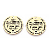 201 Stainless Steel Pendants STAS-T064-37G-26-2