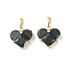 Brass Micro Pave Cubic Zirconia Charms X-KK-L208-03G-03-2