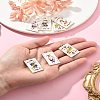 8Pcs 4 Styles Rack Plating Alloy Enamel Pendants ENAM-FS0002-73-10