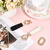 2 Bags 2 Colors PU Leather Keychains KEYC-CL0001-27A-4