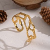 Hollow Out 304 Stainless Steel Cuff Bangles for Women AP7431-1-1