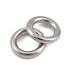 304 Stainless Steel Closed Jump Rings STAS-G393-06P-14-3