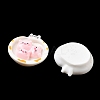 Opaque Resin Cabochons CRES-A063-01-2