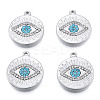 304 Stainless Steel Pendants STAS-N098-178P-2