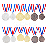 6Pcs 6 Styles Zinc Alloy Commemorative Medals AJEW-FH0005-05-3