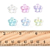 97.2G 6 Colors Transaparent Acrylic Beads PACR-FS0001-07-5