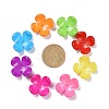 Opaque Acrylic Flower Bead Caps SACR-Q099-M19-4