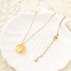 304 Stainless Steel Clear Cubic Zirconia Constellation Pendant Necklaces NJEW-R021-02G-02-2