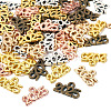 120Pcs 6 Colors Alloy Tibetan Style Pendants FIND-TA0005-85-3