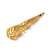 Hollow out Iron Finger Nail Tip Claw Rings AJEW-WH0282-38B-2