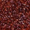 Spray Painted Glass Seed Beads SEED-F005-05A-04-3