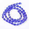 Glass Beads Strands GLAA-R024-11x8mm-3-3
