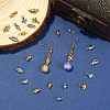 24Pcs 12 Styles Ocean 304 Stainless Steel Links Connector Charms STAS-FS0002-28-5