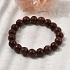 Natural Coffee Jasper Beads Bracelets BJEW-A153-01B-4