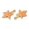 304 Stainless Steel Enamel Pendants STAS-K256-08G-03-2
