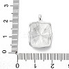 Brass Micro Pave Cubic Zirconia Pendants KK-D360-17P-3