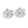 Alloy Rhinestone Shoe Clip Findings FIND-WH0119-08-2