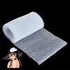 Plastic Wrinkle Mesh Fabric for Dress Headwear Accessories DIY-WH0588-16B-7