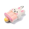Cartoon Opaque Resin Imitation Food Pendants LS-RESI-C043-03A-P-3