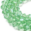 Transparent Electroplate Glass Beads Strands LS-GLAA-F029-3mm-C24-3
