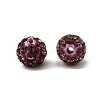 Polymer Clay Rhinestone Beads RB-A053-6mm-10-2