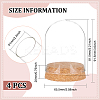 Glass Dome Cover AJEW-WH0165-40A-2
