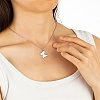 Non-Tarnish 304 Stainless Steel Pendant Necklaces FZ5872-1-3