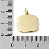 Brass Enamel Pendants KK-L262-13G-01-3