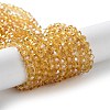 Electroplate Glass Bead Strands LS-EGLA-R015-4mm-30-5