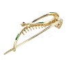 Aolly and Enamel Claw Hair Clips AJEW-M007-01G-3
