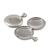 316 Stainless Steel Locket Pendants STAS-K321-11D-P-2