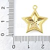 Cross Theme Real 18K Gold Plated Brass Micro Pave Clear Cubic Zirconia Pendants LS-KK-L219-06G-05-3