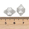 Brass Textured Connector Charms KK-F906-14P-3