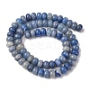 Dyed & Heated Natural Blue Aventurine Beads Strands G-F642-05-1-5