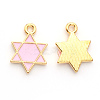 Alloy Enamel Pendants ENAM-S121-025B-1