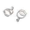 Non-Tarnish 304 Stainless Steel Bead Cap Bails X-STAS-L082-016P-2