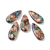 Dyed Synthetic Imperial Jasper Pendants G-P529-07G-1
