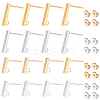 40Pcs 4 Style 304 Stainless Steel Stud Earring Findings DIY-SC0019-17-1