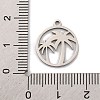 Non-Tarnish 201 Stainless Steel Pendants LS-STAS-U016-07P-3